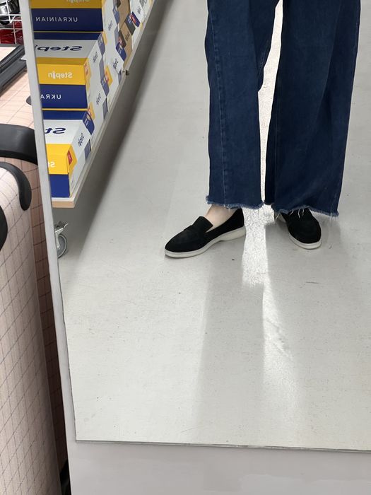 Лофери жіночі чорні 36 розмір