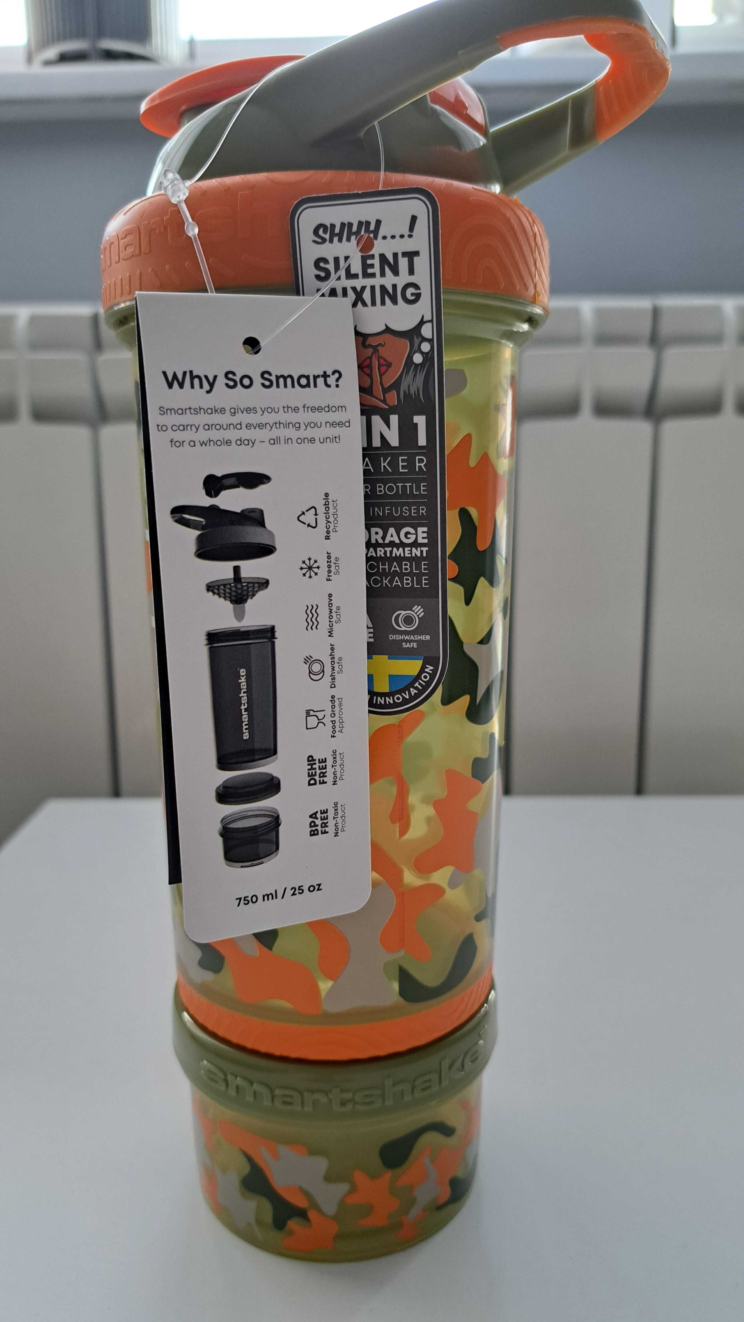 Shaker Smartshake Revive Camo Orange 750ml