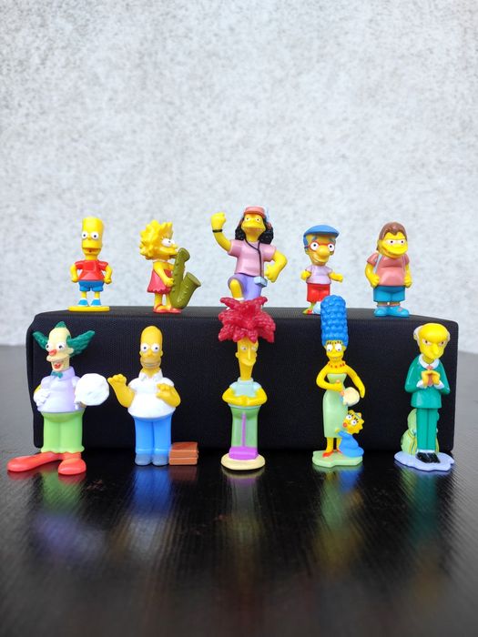 Zestaw! Figurki Kinder niespodzianka the Simpsons 2008 + karteczka.