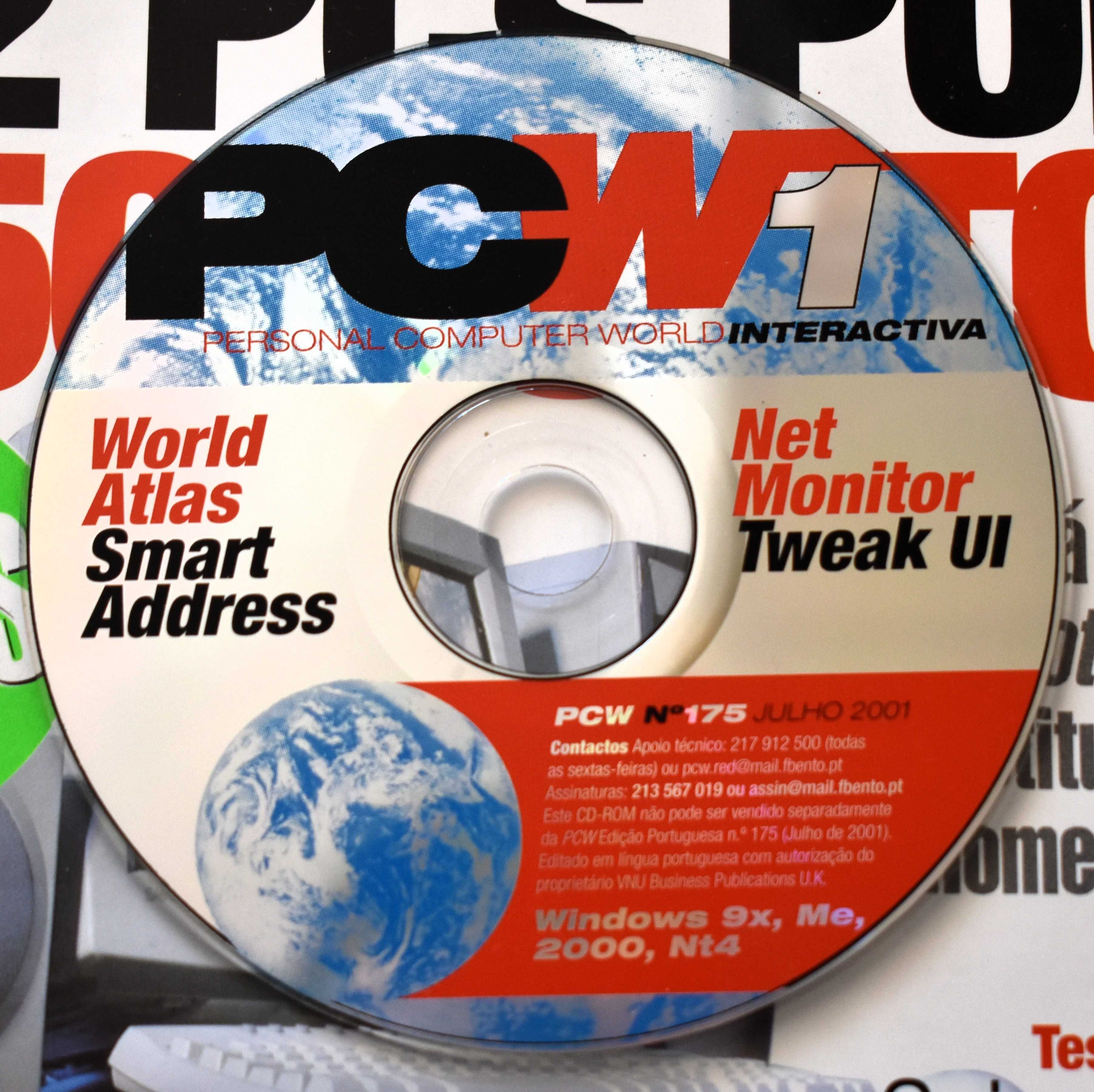 Revista PCW (Personal Computer World) nº 175 + 3 CD-ROM's (2001)