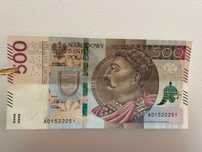 500 złotych 2017