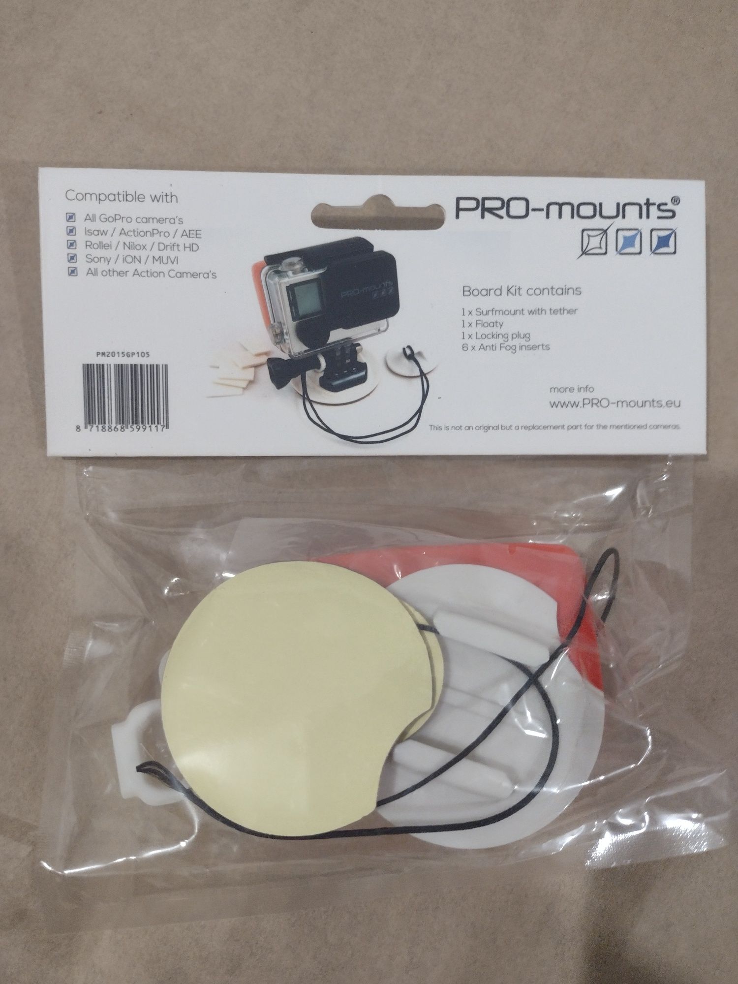 PRO-mounts Board Kit for GoPro