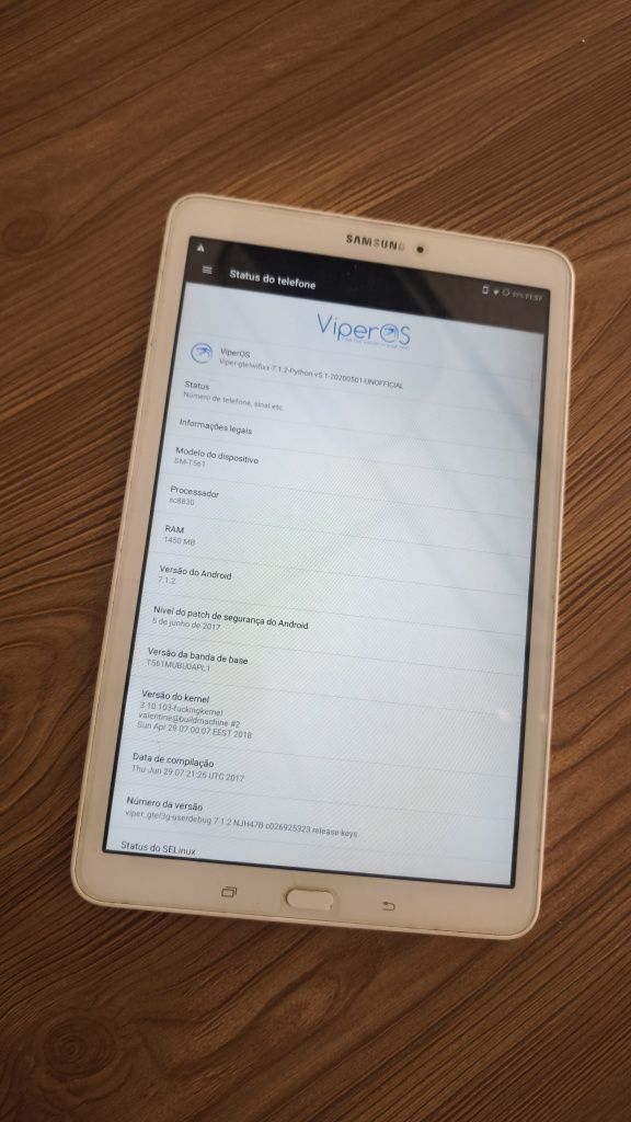 Samsung Galaxy Tab E 3G (SM-T561) – Ótimo para estudo, leitura e uso b