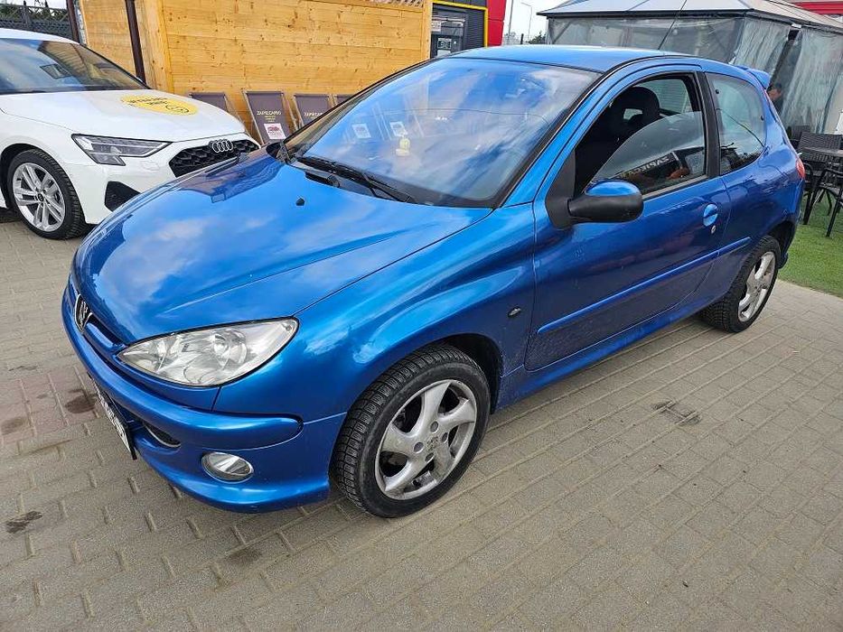 Peugeot 206, 2003/1.6benzyna/KLIMATYZACJA/opłaty aktualne