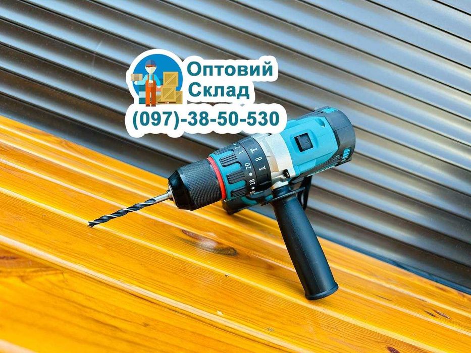 Шурупокрут на Акумуляторі Макита DHP485 BL З Ударом Сила 95Nm (36V-8A)