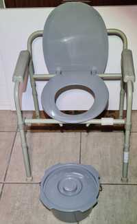 Krzesło toaletowe przenośne Sedes medyczny WC w pokoju