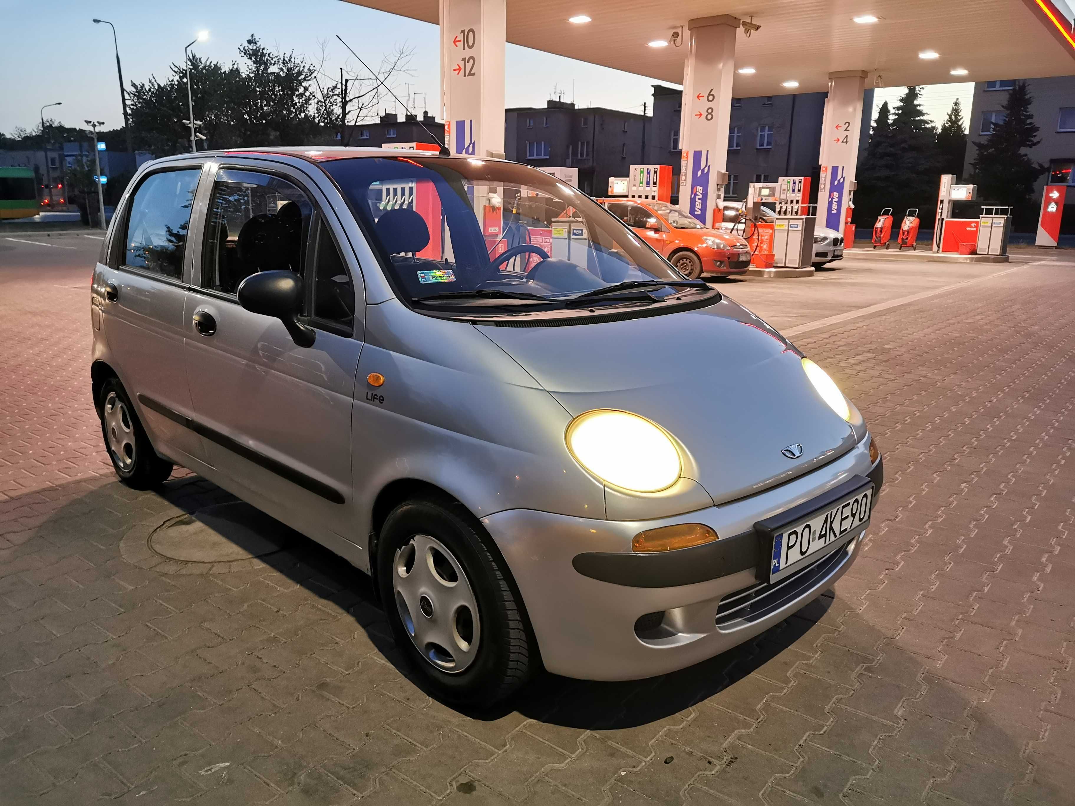 Daewoo Matiz 0,8 Gaz LPG Opłaty / przegląd do 2025r. stan dobry.