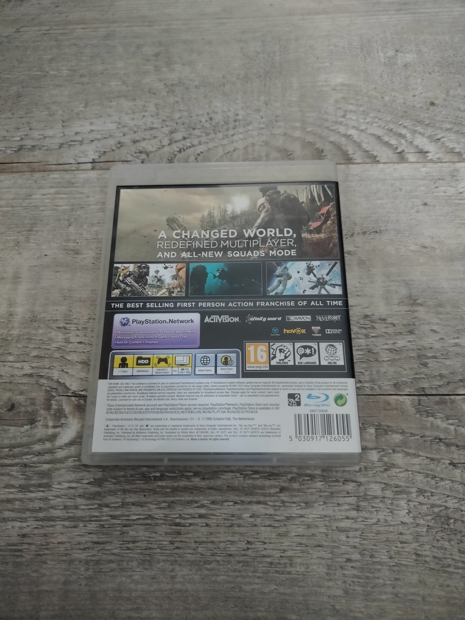 Gra call of duty ghosts ps3