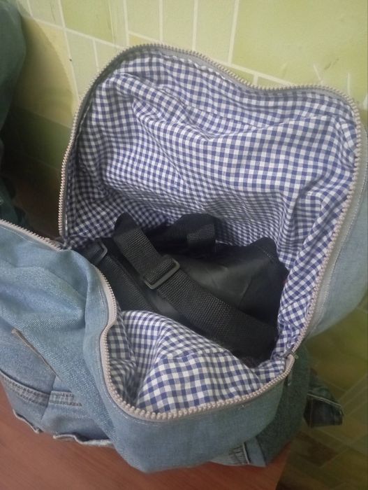 Рюкзаки джинсовые, новые, пошила сама, вместительные