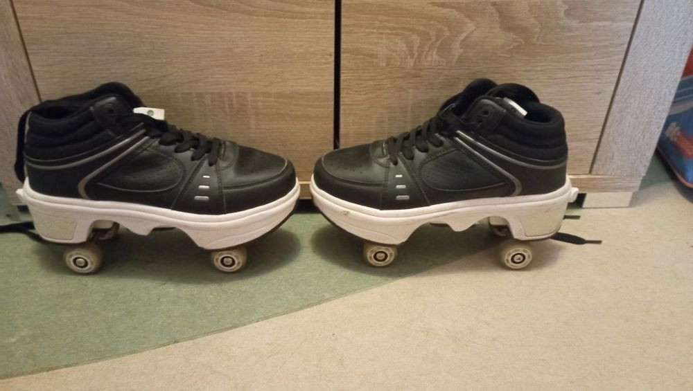 Роликовые кроссовки 38