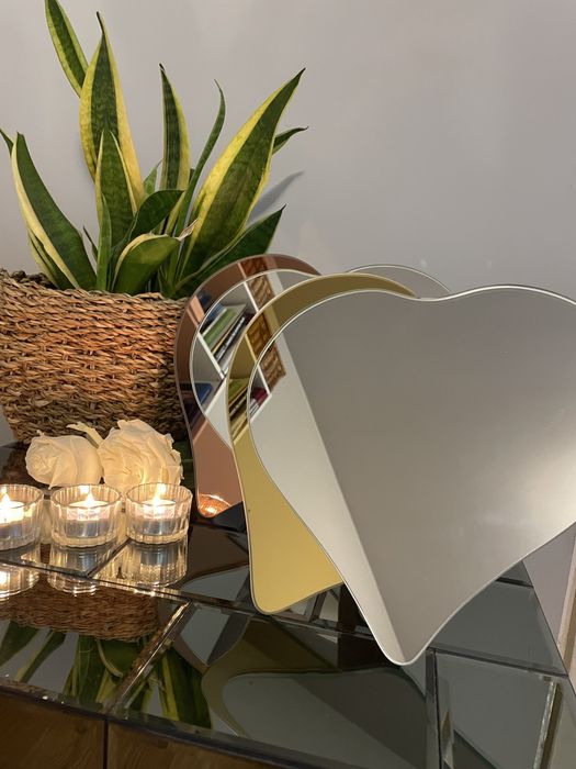 Lusterko lustro serce do makijażu