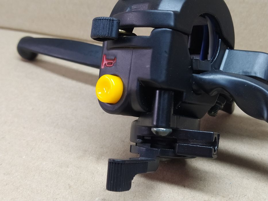 Блоки кнопок руля мопеда Альфа Дельта правый, левый с подсосом +рычаги