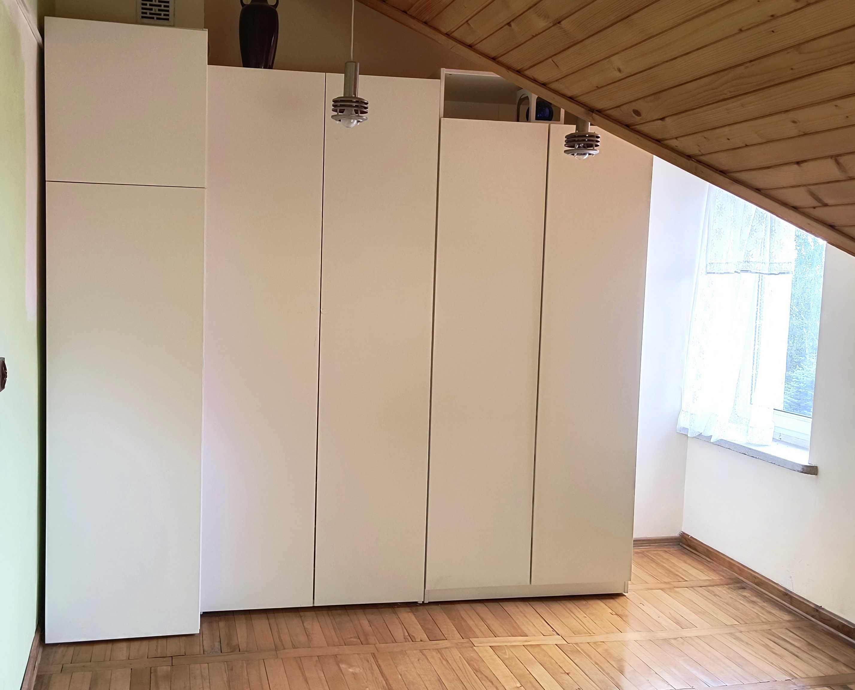 Ikea komplet białych szaf jak nowe