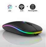 Беспроводная перезаряжаемая RGB мышь игровая мышь 2,4 ГГц 1600DPI