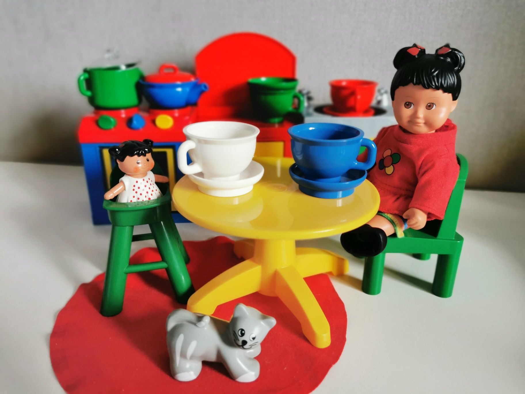 Лялькова кухня и Сара Lego Duplo серія Doll 2001 рік випуску