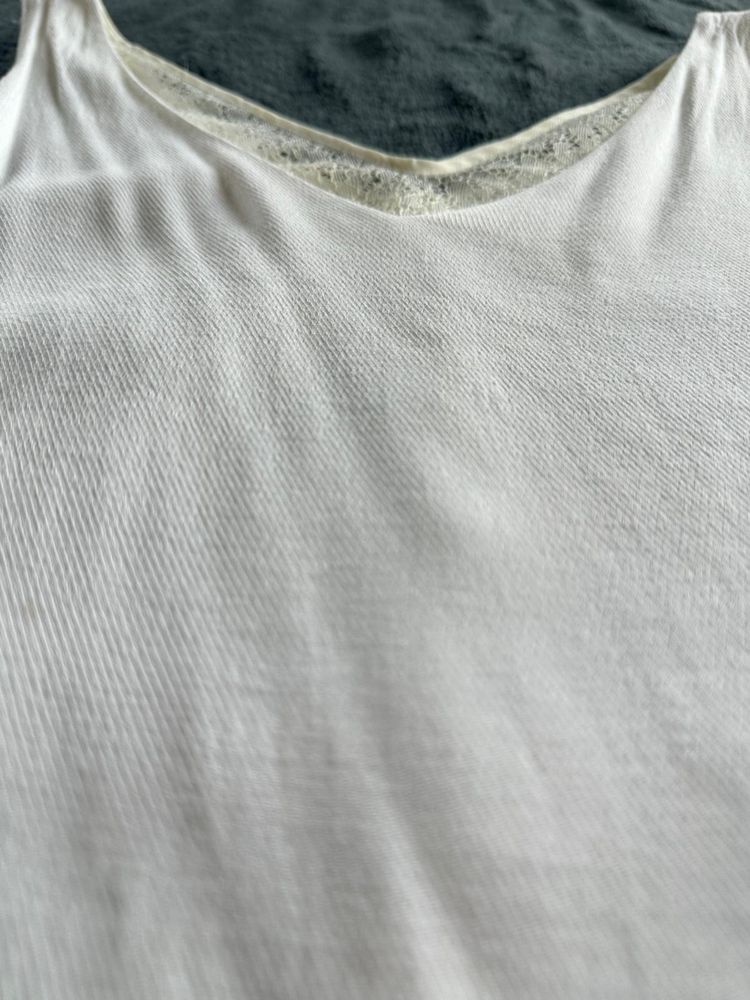 Biały top Massimo Dutti