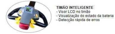 Empilhador Stacker  elétrico capac. 1000 kg elev. 3,30 mt. AP28