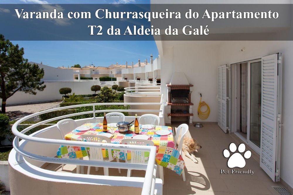 Apartamento T2 em cond com piscina na Praia da Galé Albufeira