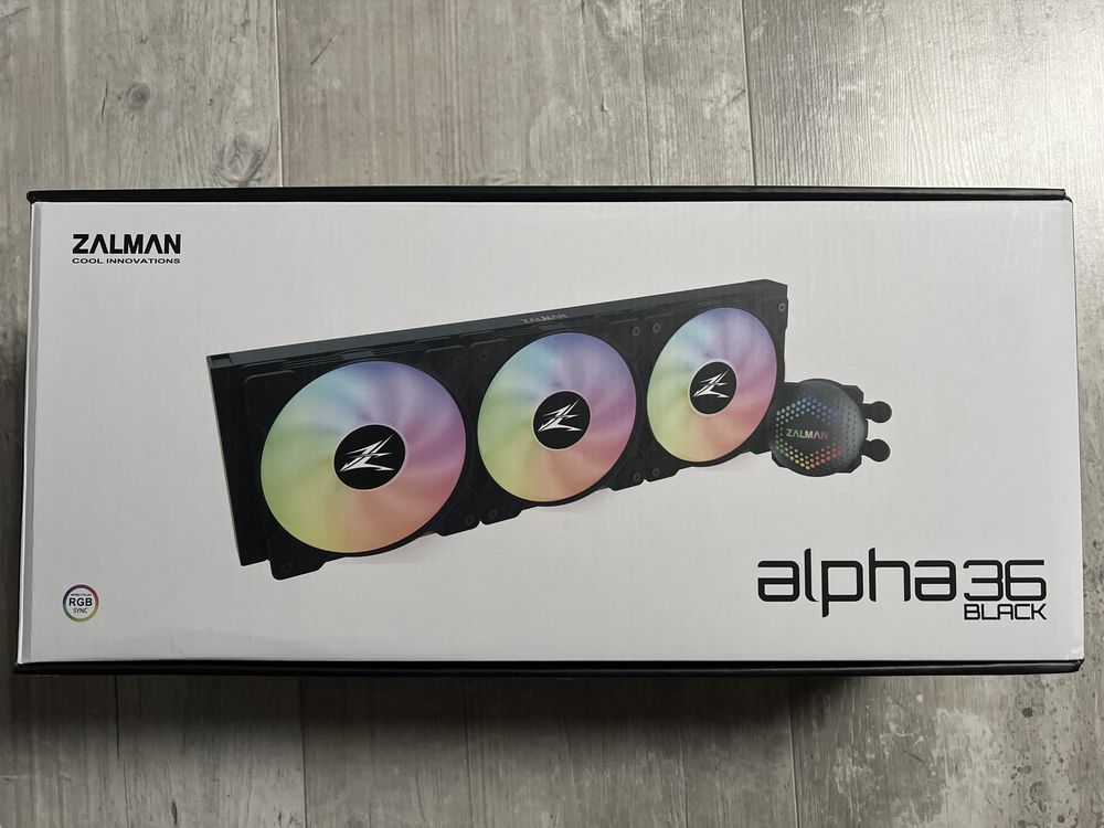 Chłodzenie wodne AiO Zalman Alpha 36 - 360mm ARGB czarno/białe