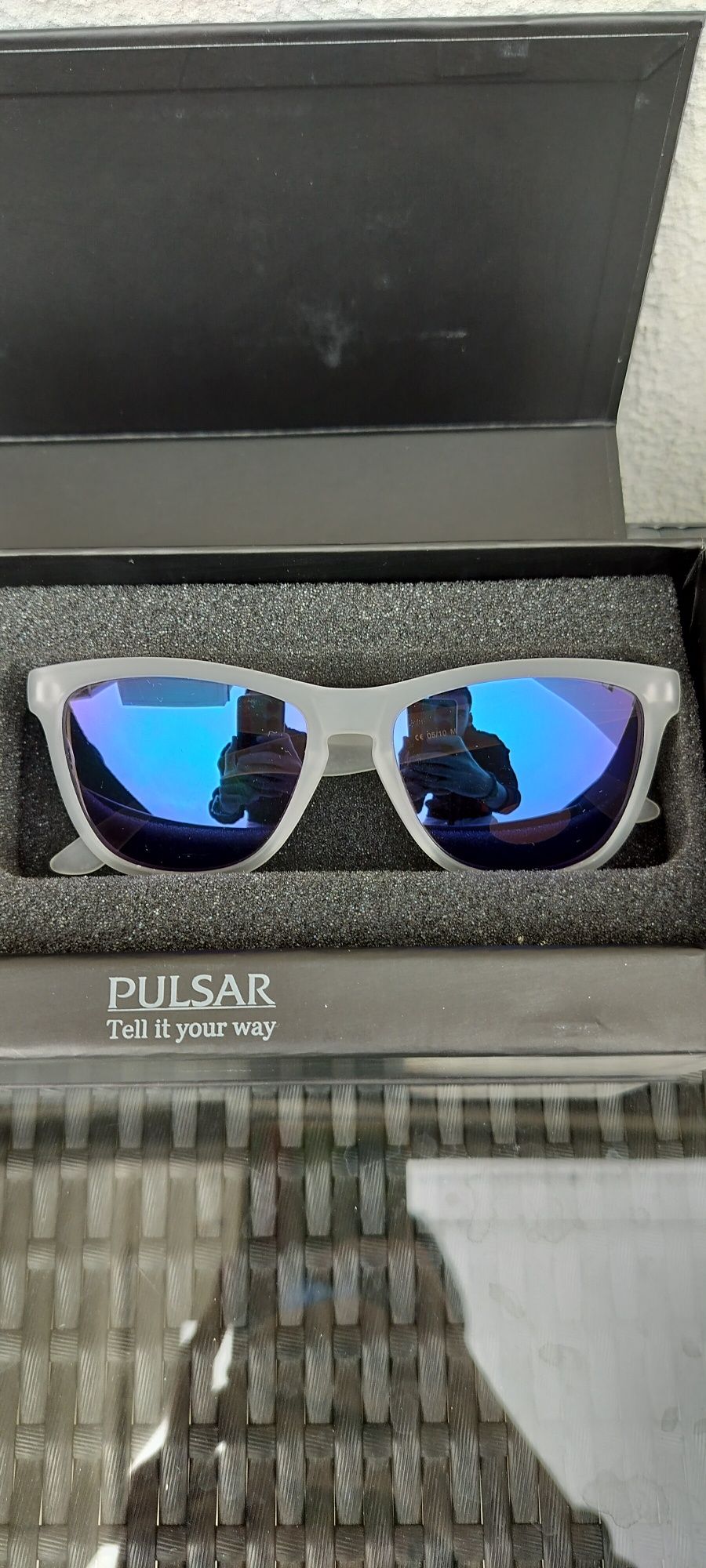 Conjunto Relógio Pulsar Chronograph 100M + Óculos de Sol