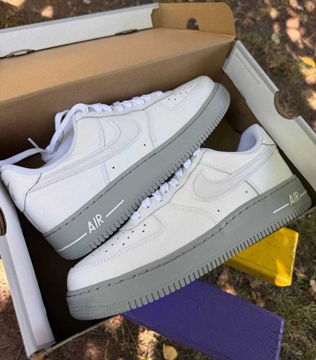 ОРИГІНАЛ! Nike Air Force 1 Low Light Smoke Grey 44 44.5 | HV6418-100