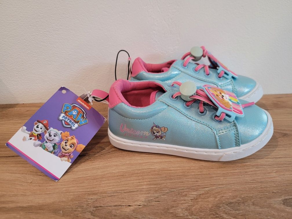 Paw patrol skye unicorn buty na wiosnę trampki dla dziewczynki sneaker