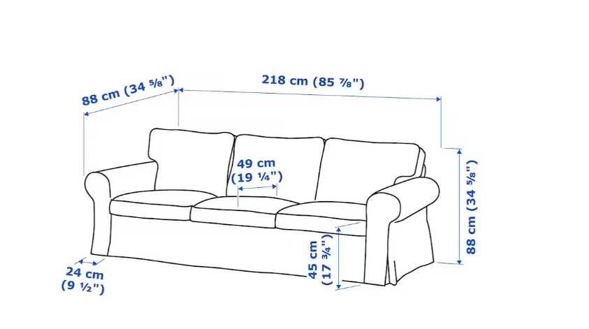 EKTORP Sofa 3-osobowa IKEA