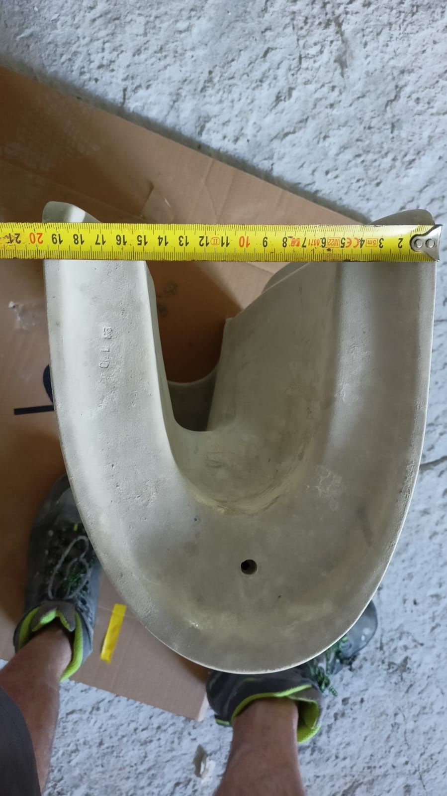 Postument noga pod umywalkę ceramiczna
