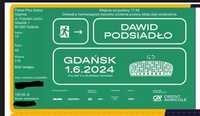 3x bilet na koncert Dawida Podsiadło Gdańsk 01.06.2024