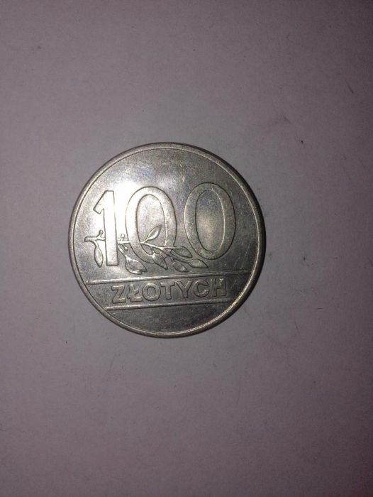 Moneta 100zł 1990