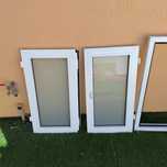 Portas de armário em aluminio branco lacado