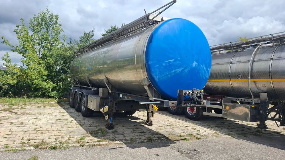 Feber Inter Cars 34NPVE  4 komory, 26000 L., os podnoszona, 7550kg, mycie CIP