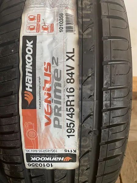 Нова літня резина шини 195/45R16 Hankook