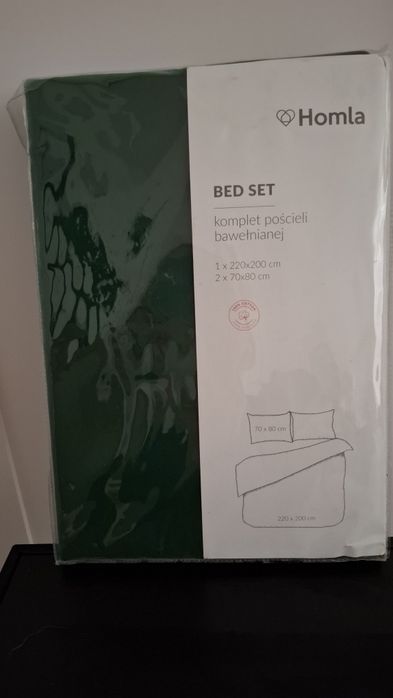 Komplet bawełnianej pościeli HOMLA