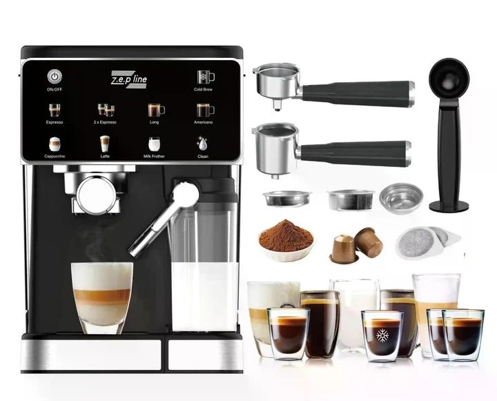 Кофемашина универсальная 8 напитков Zepline Оплата при получении