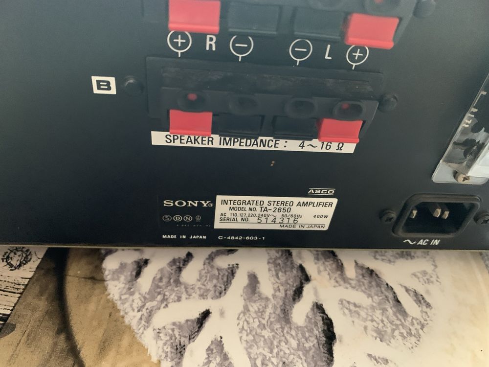 Amplifier wzmacniacz  Sony TA2650