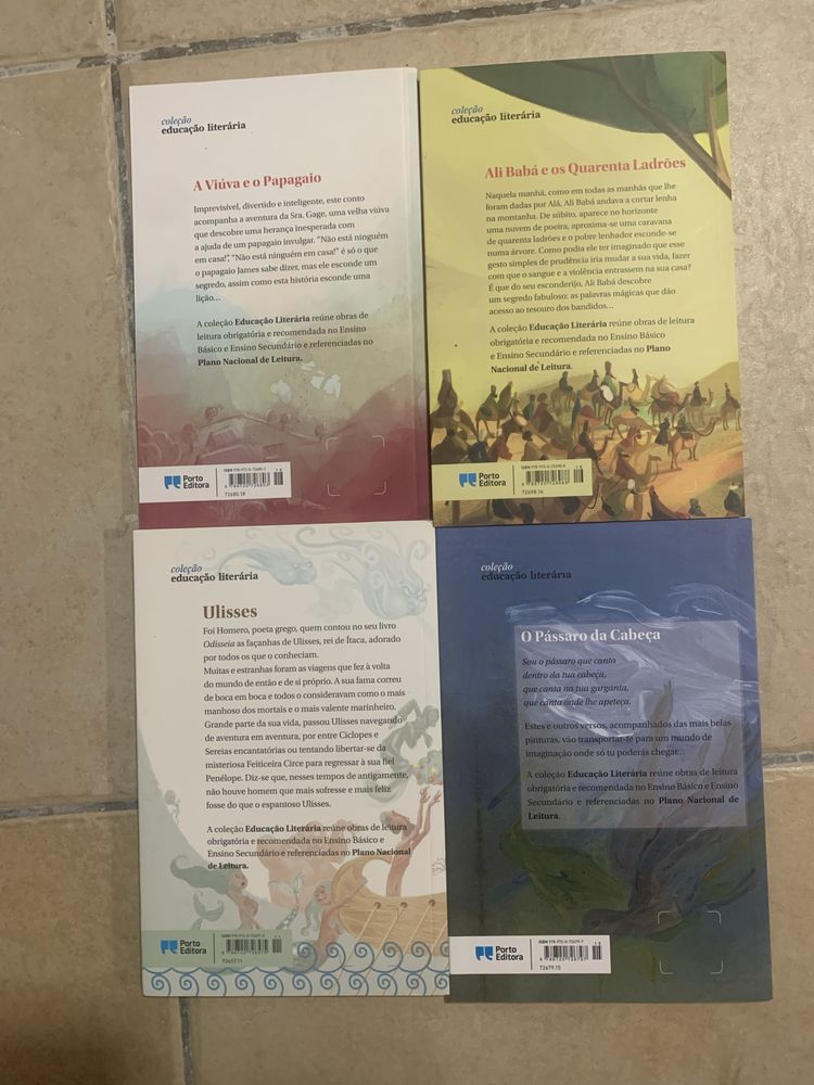 Livros de leitura obrigatória