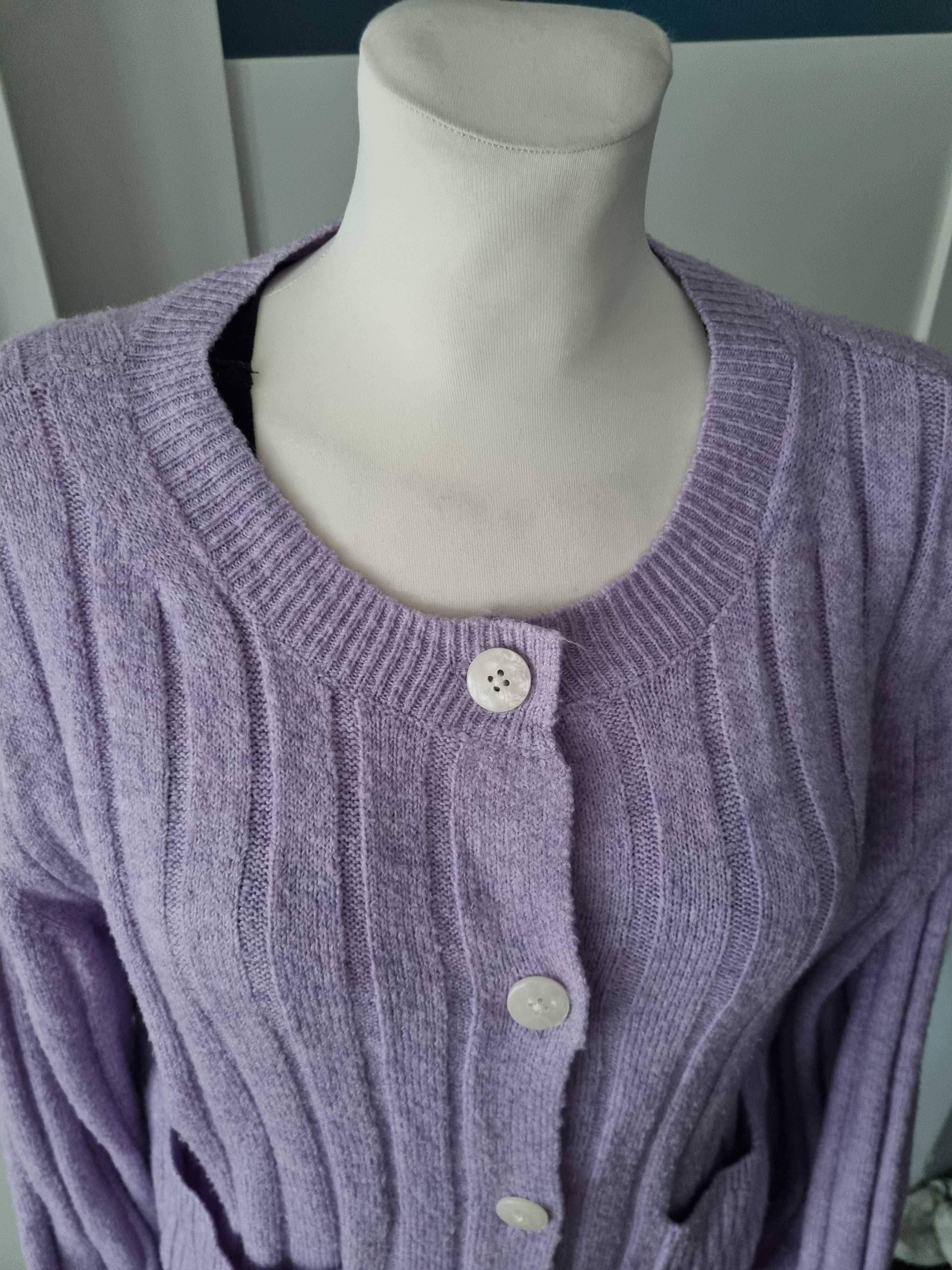 Sweterek na guziki lila TU 40(L)