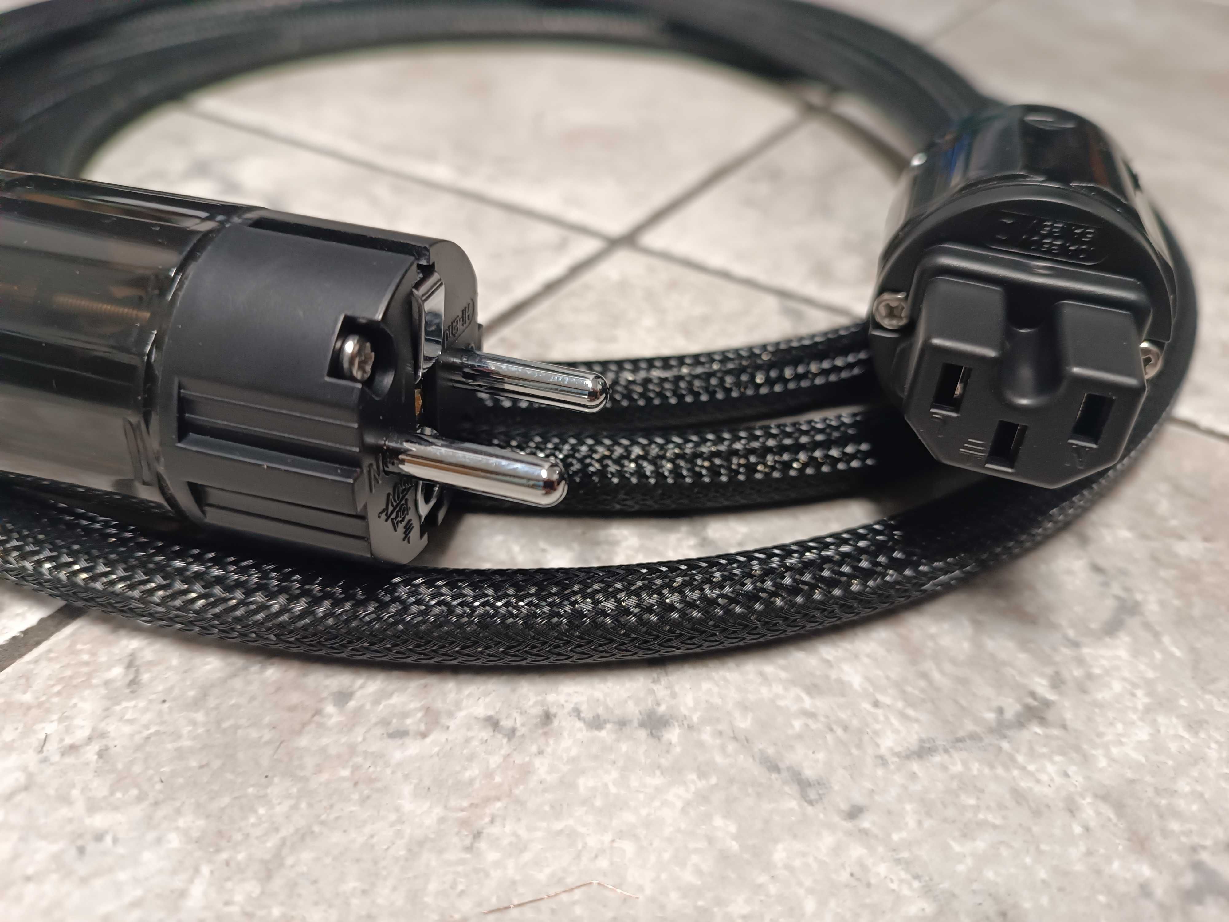 Ekranowany kabel zasilający HI-END do Audio 3x2,5 OFC IEC C15 3m