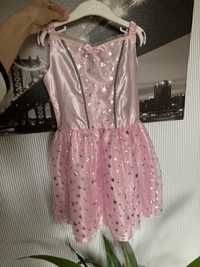 Sukienka różowa błyszcząca/kostium dla księżniczki 98/104 C&A