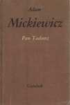 Pan Tadeusz Adam Mickiewicz A69826