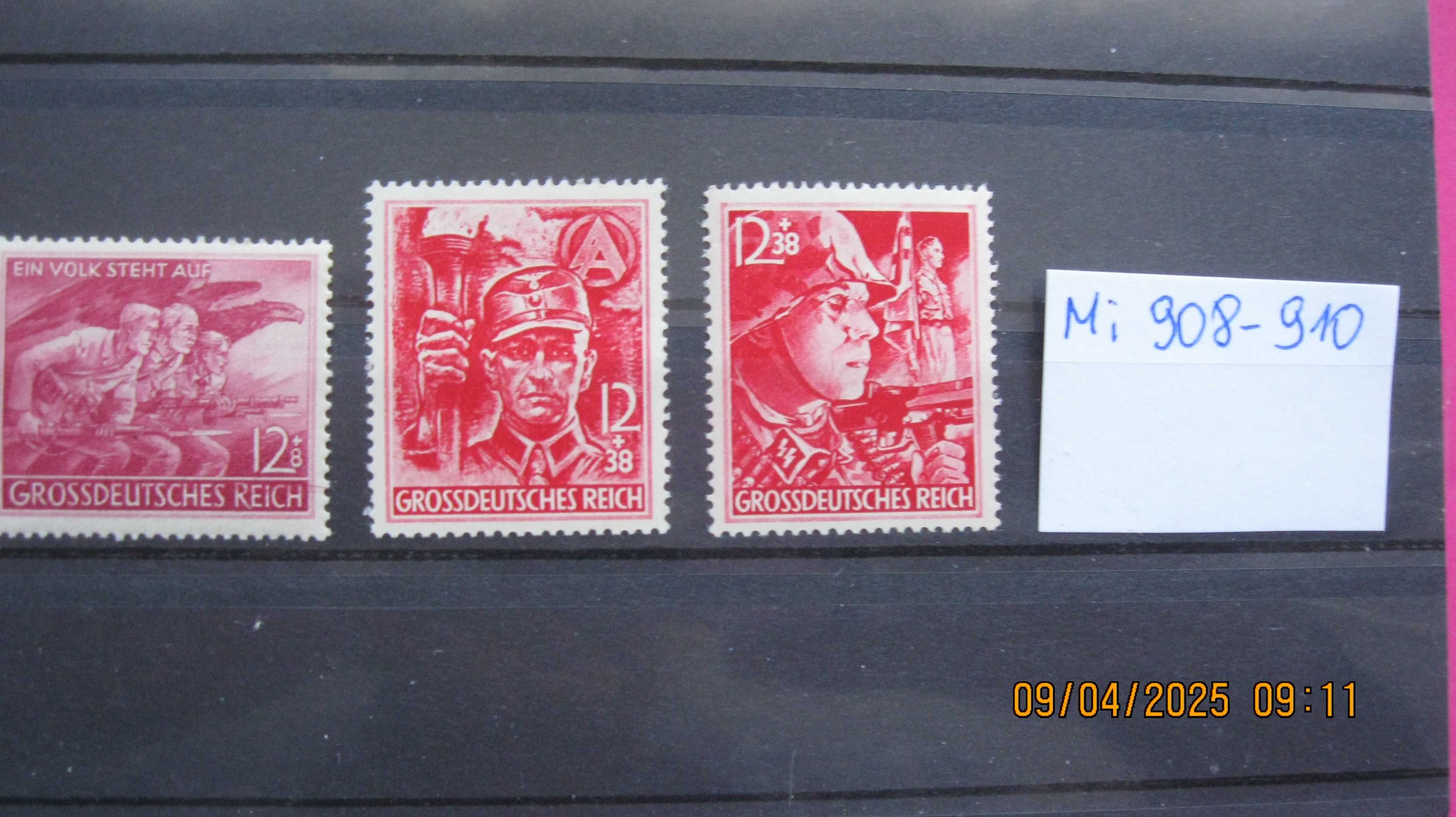 Znaczki niemieckie Deutsche Reich