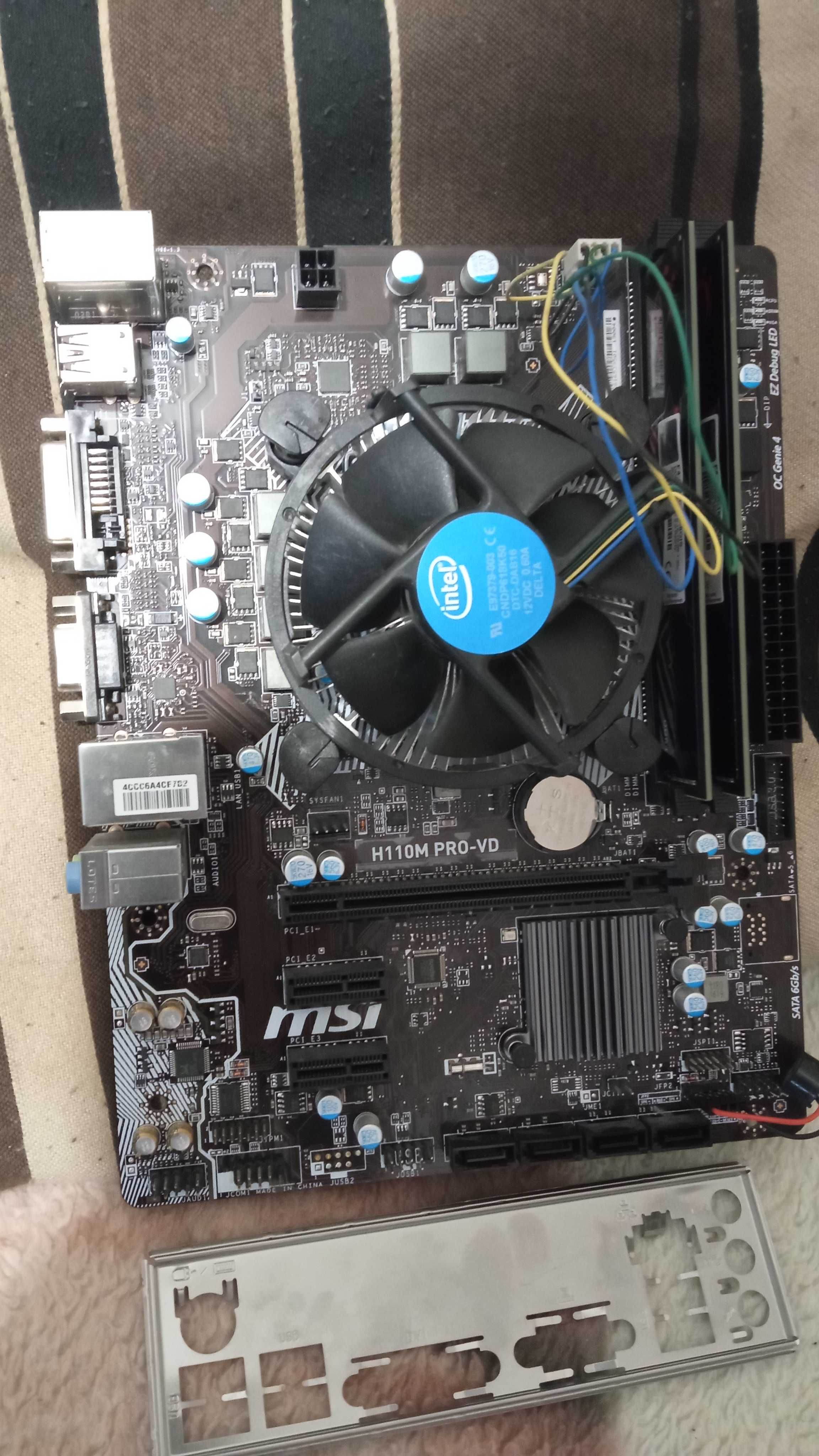 Материнская плата H110- I5 6400/16GB-DDR4, s1151
