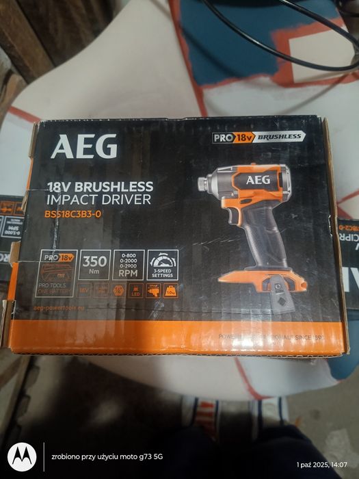 Zakretarka AEG pro18v nie Makita DeWalt Ryobi Bosch