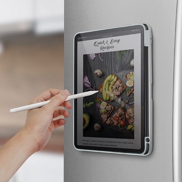 Etui Rovus iPad Pro 11 / Air 10.9 Szare/Chalk Grey | Magnetyczne Case