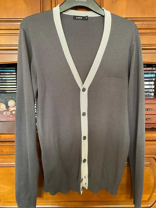 Кофта на пуговицах чоловіча, 60% хлопок, S