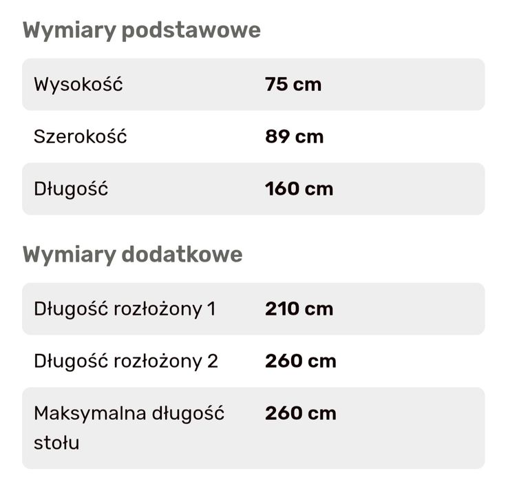 Stół rozkładany biały połysk linosa2 Agata Meble