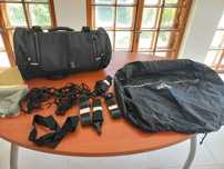 Torba motocyklowa AGM rolly 35 l z dodatkami
