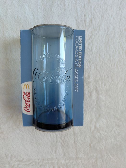 Szklanka Coca-Cola 2017 niebieska
