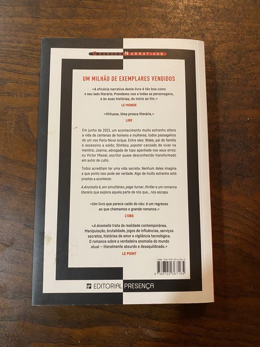 A Anomalia, de Hervé Le Tellier